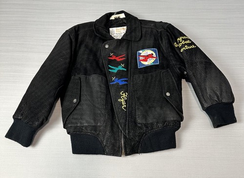 Vtg london fog leather - fog, bomber